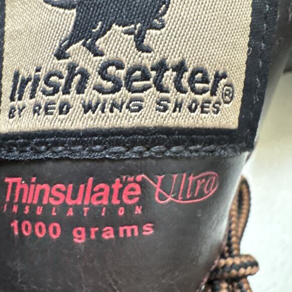 Red Wing Irish Setter Sz 11 D Gunflint II Boots Mens Waterproof 1000g Thinsulate main image 7